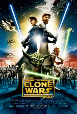 Звездные войны Войны клонов постер